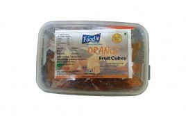 Fit Foodie Orange Fruit Cubes   Pack  250 grams